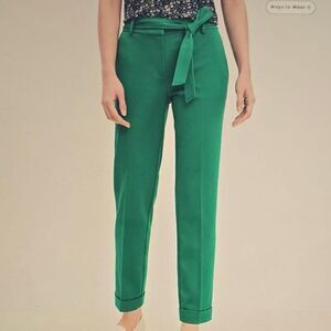 Ann Taylor Loft Devin Tie Waist Slim Pants